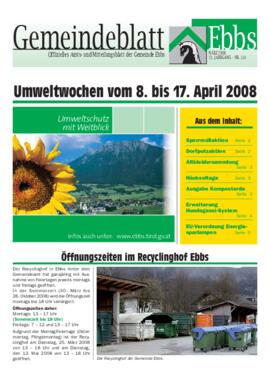 Ebbser Gemeindeblatt 114 2008 03 Umwelt