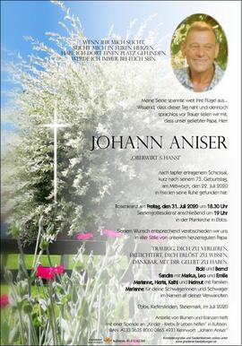Johann Aniser 22 07 2020