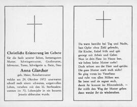 Anna Glarcher geb Maier Reisch 29 10 1972