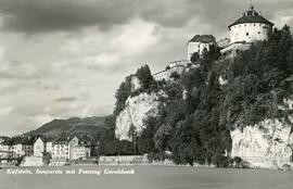 Postkarte 02 Kufstein Inn mit Festung Geroldseck