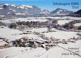 Postkarte Ebbs Winter Fohlenhof Mühltal Wagrain