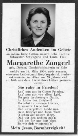 Margarethe Zangerl geb Dorner 19 03 1964