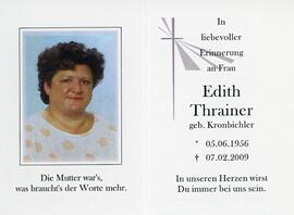 Edith Thrainer geb Kronbichler 07 02 2009