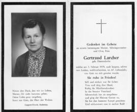 Gertraud Lercher geb Dettendorfer 07 02 1975
