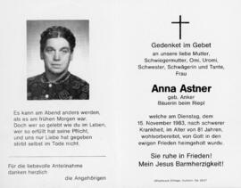 Anna Astner geb Anker Riapl 211