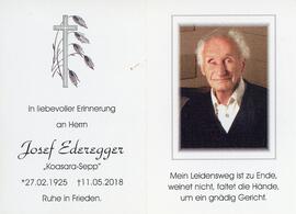 Josef Ederegger Koaserer Sepp 11 05 2018