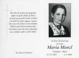 Maria Manzl Entinger Maria 04 05 2001