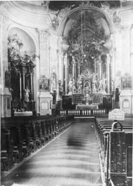 Pfarrkirche Ebbs innen Foto Michael Anker 1930