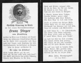 Franz Steger Brandberg 16 04 1916