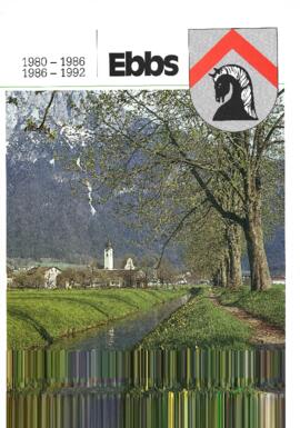 Gemeinderatswahl Ebbs 1986 Prospekt "Gemeinsam für Ebbs"
