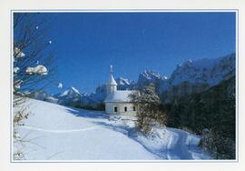 Postkarte Ebbs Kaisertal Antoniuskapelle Winter