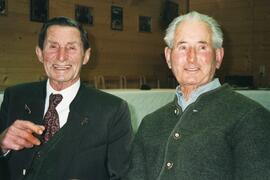 Perthaler Josef (Lederer Wirt) und Zöllner Scharmer Franz 1998
