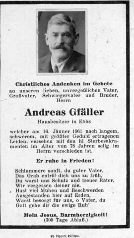 Andreas Gfäller 16 01 1961