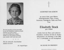 Elisabeth Stock geb Gfäller 269