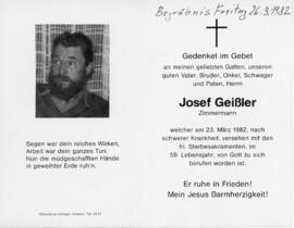 Josef Geißler 23 03 1982