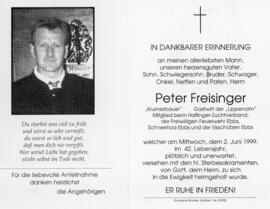 Peter Freisinger Krumer 185