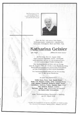 Katharina Geisler Samer 25 08 1998