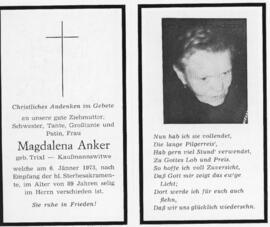 Magdalena Anker geb Trixl 06 01 1973