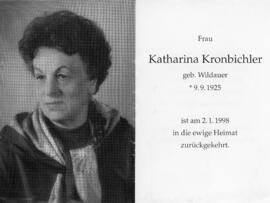 Katharina Kronbichler geb Wildauer 177