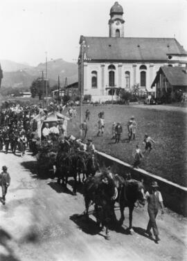 Feuerwehr Ebbs 50 Jahrfeier Festumzug 1 1925