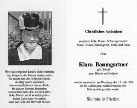 Klara Baumgartner Großpoint 158