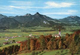 Postkarte 04 Ebbs St. Nikolaus Blick nach Bayern