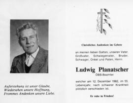 Ludwig Planatscher 12 12 1982