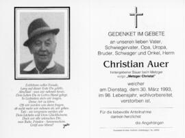 Christian Auer Metzger 121