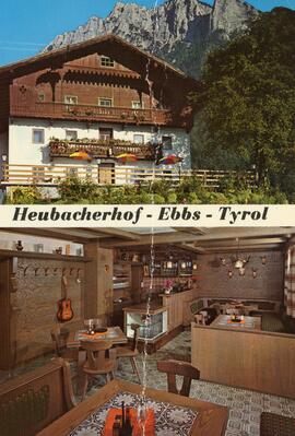 Postkarte Ebbs Gasthaus Heubach