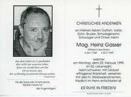 Heinz Gasser Mag 22 02 1999