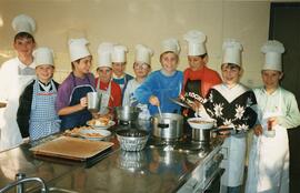 Hauptschule Ebbs Einführung Kochunterricht für Knaben 1987