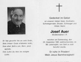 Josef Auer Wegmacher 203
