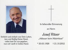 Josef Ritzer Malerhäusl 21 10 2012