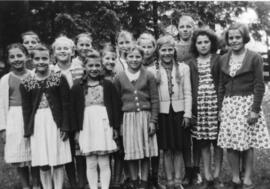 VS Ebbs 3 Klasse Mädchen 1953