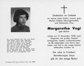 Margaretha Vogl geb Bichler 11 12 1978