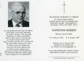 Christian Gasser 06 08 1987