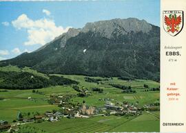 Postkarte Ebbs Richtung Kaisergebirge ca 1975
