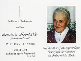 Anastasia Kronbichler Hintermoarhäusl 10 12 2013