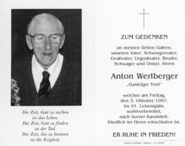 Anton Werlberger Gasteiger Toni 168