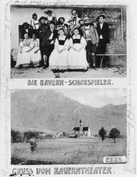 Bauerntheater Ebbs Ansichtskarte um 1900