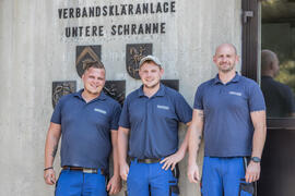 Greiderer Christian Schrödl Stefan Haselsberger Johann Klärwerk-Team