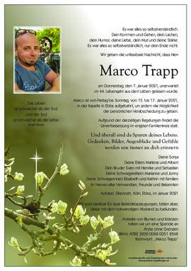 Marco Trapp 07 01 2021