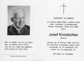 Josef Kronbichler 16 02 1985