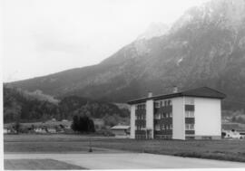 Ebbs Blick von Hauptschule zum Lehrerwohnhaus Millauerstraße 1970