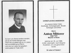Anton Mitterer Schmied Jaga Toni 236