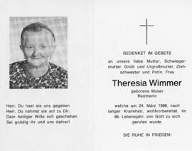 Theresia Wimmer geb Moser 24 03 1986