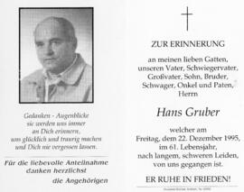 Johann Gruber Reinschuster Hans 146