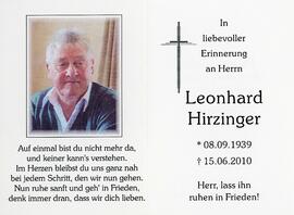 Leonhard Hirzinger 15 06 2010