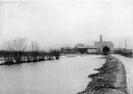 Ebbs vor Entsumpfung Überschwemmung 07 03 1914