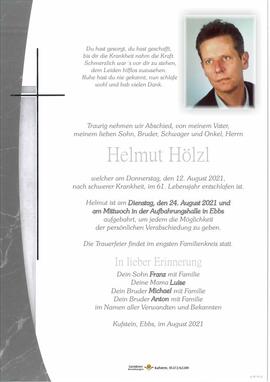 Helmut Hölzl 12 08 2021